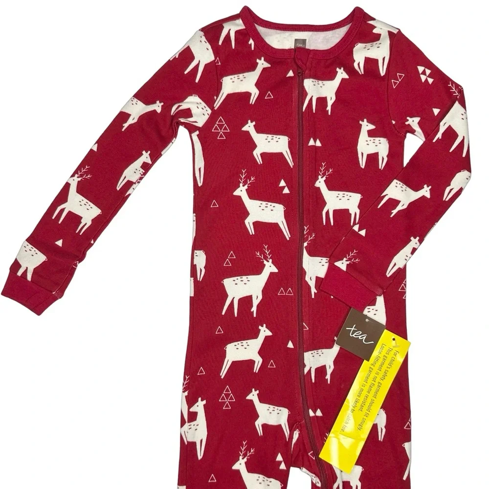 Tea Collection Deer Footed Pajamas‎
